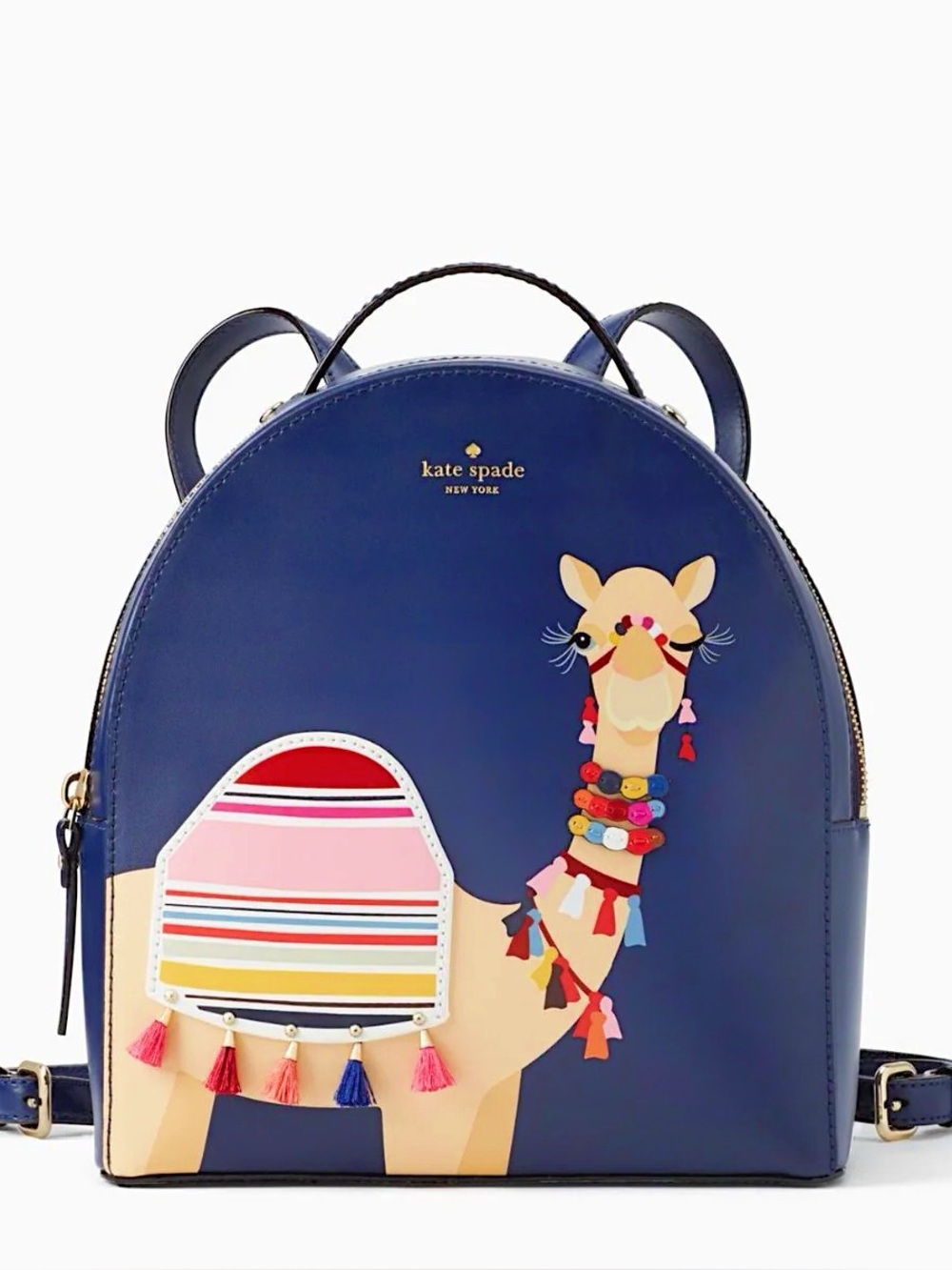 Rare Novelty Kate Spade Spice Things Up Camel Sammi Backpack MSRP $495